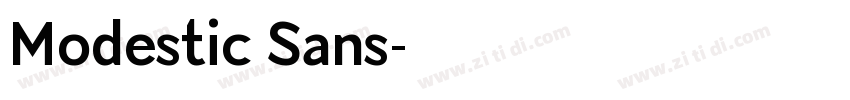 Modestic Sans字体转换